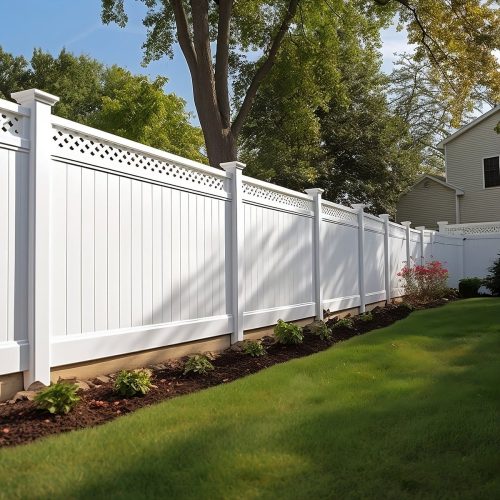 Rochester Custom Style Vinyl Fence