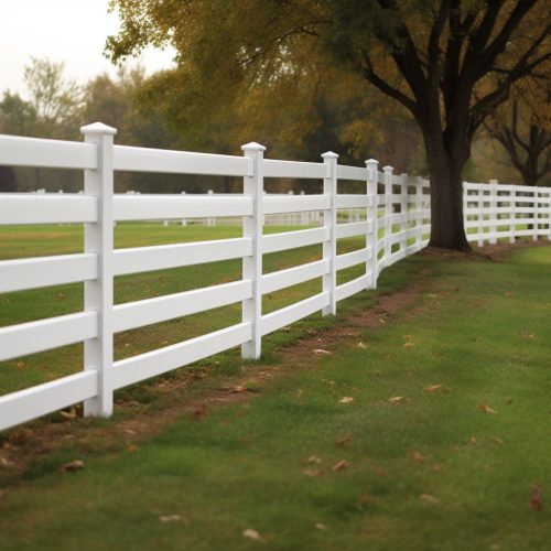 Rochester Post and Rail Vinyl Fence Service